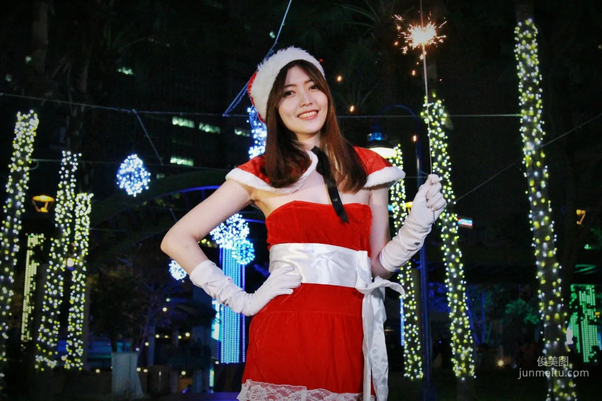 [Taiwan Beauties] Huang Pin Xuan, Banqiao Christmas City Night Shoot Photo Set photo 36