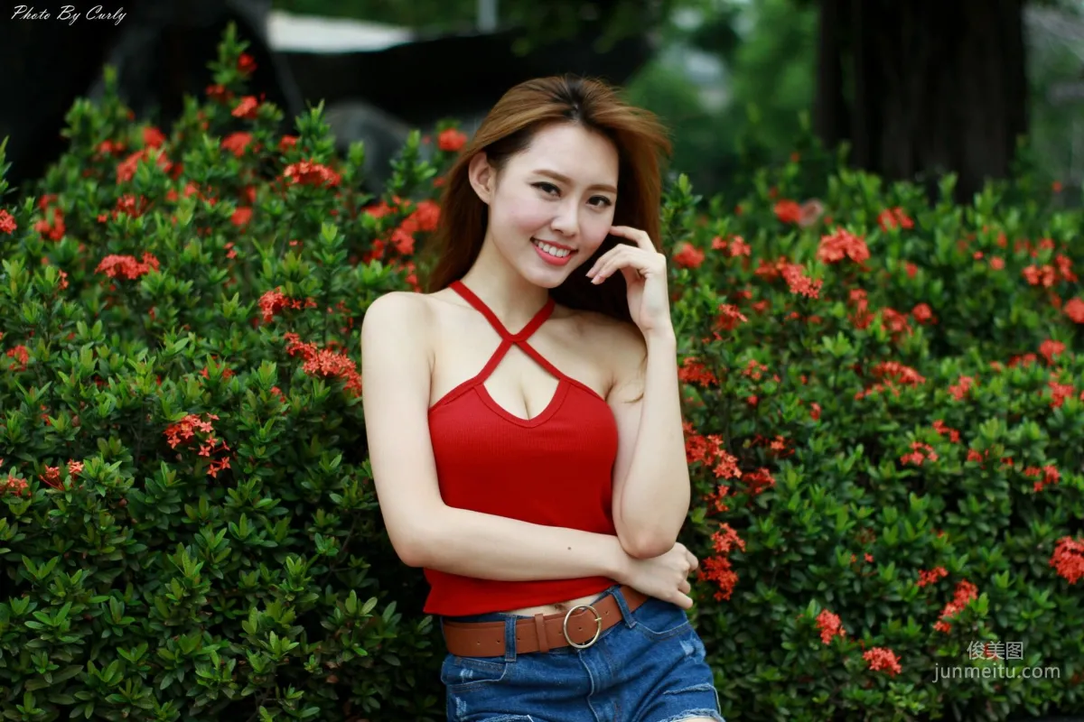 [Taiwan Internet Celebrity Beauty] Guo Minwen Queenie, Martial Arts Hall Street Snap, Photo Set photo 26