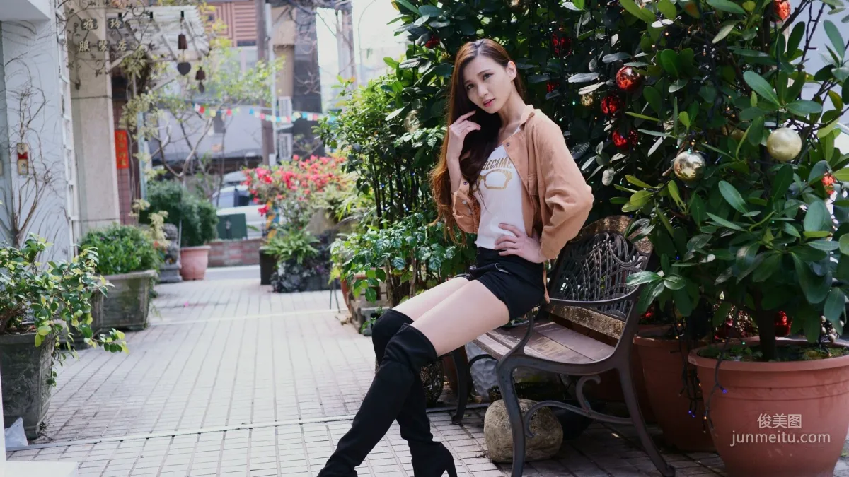 [Taiwan Web Celebrity Beauty] Cai Yixin - Outdoor Shoot 6 Outfit Collection Photo Set photo 22