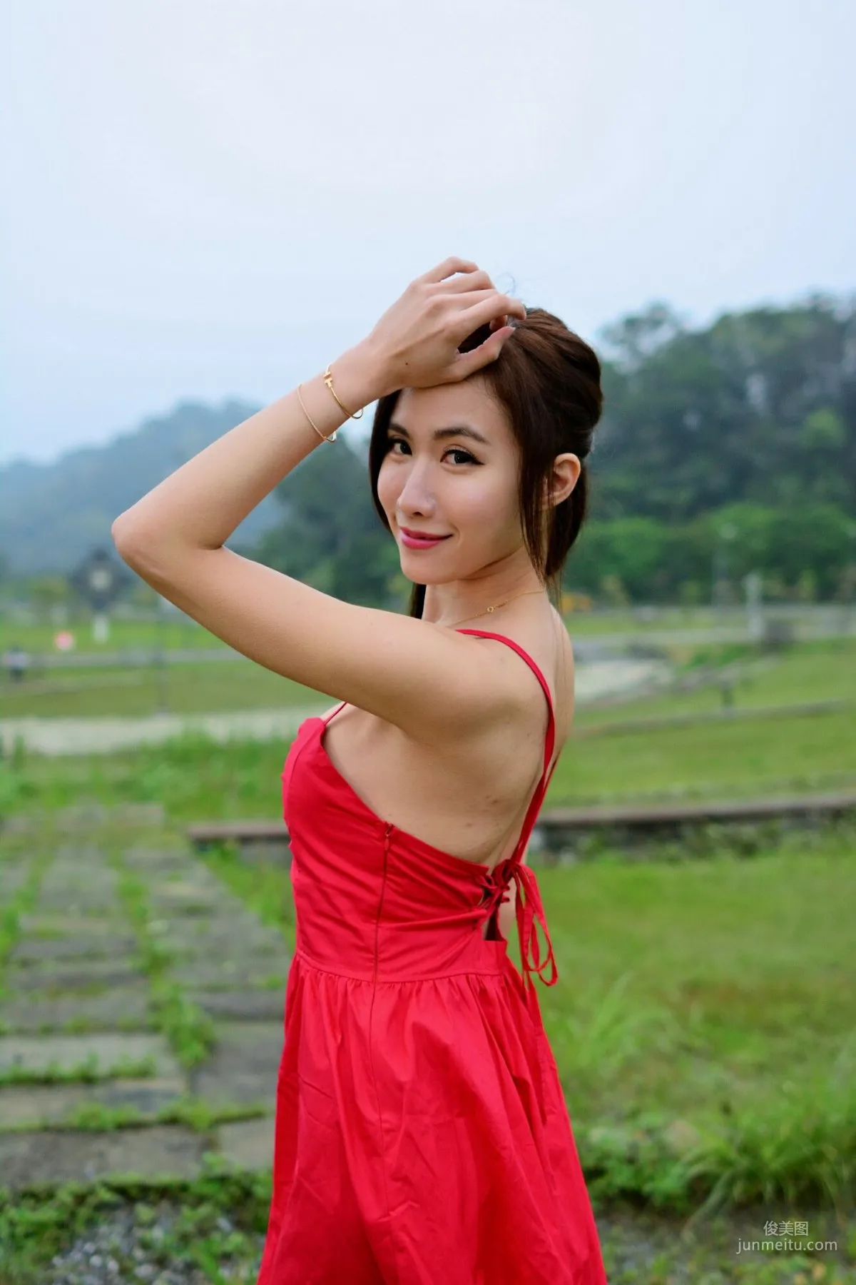 [Taiwan Beauties] Dora Yanxi, Landscape Green Outdoor Shoot (Three Outfits) Photo Set photo 40