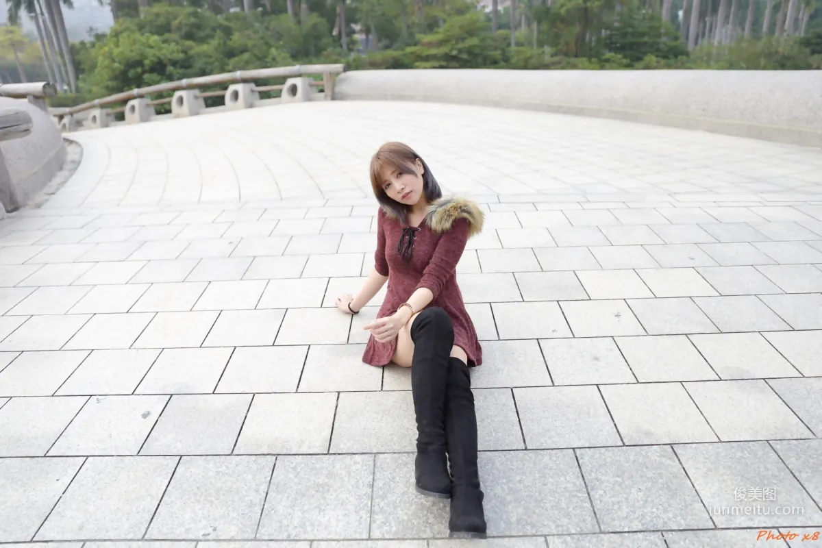 [Taiwan Beauties] Ann Outdoor Shoot Three Outfits Photo Set photo 10