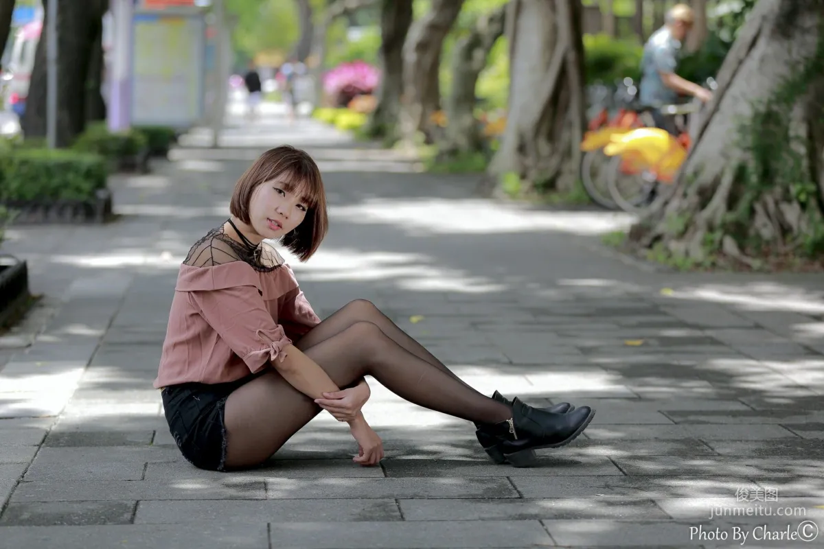 [Taiwan Beauties] Huang Zhuxuan, Yuanshan Flower Expo Outdoor Shoot Photo Set photo 11