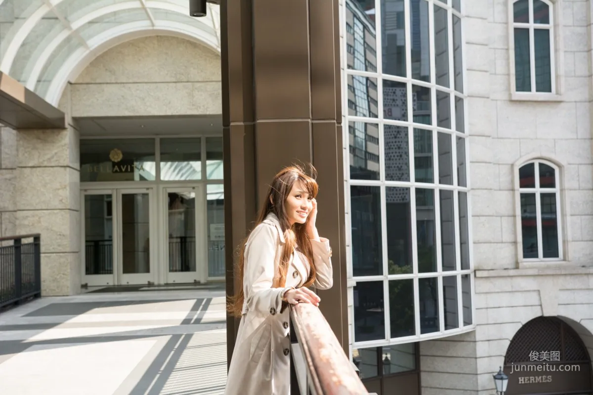 [Taiwan Beauties] Cai Yixin Candice "Around Xinyi District, Fashionable Trench Coat Street Snap" Photo Set photo 78
