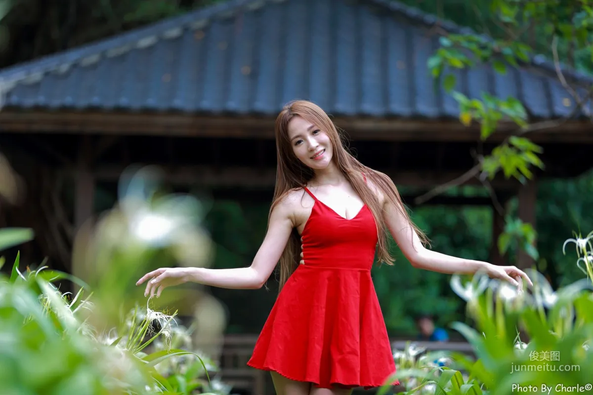 [Taiwan Beauties] Anber Xiao Anbai, MRT Xinbeitou Station, Outdoor Photo Set photo 30
