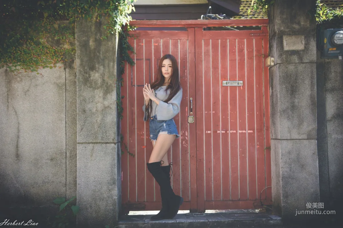 [Taiwan Beauties] Huang Shangyan Rubis, Guting Station Area, Denim Hot Pants Street Snap Photo Set photo 41