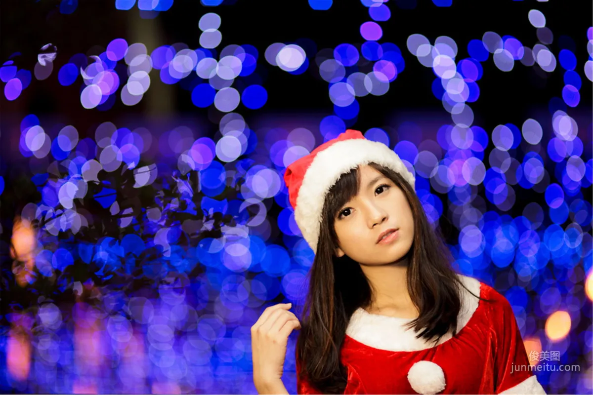 [Taiwan Beauties] Yu Chengjing (Xiao Jing) Xinyi Shopping District Christmas Night Shoot Photo Set photo 14