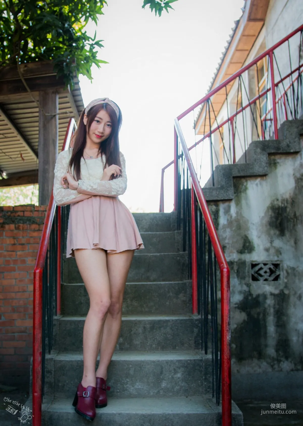 [Taiwan Beauties] Jiating Zhang Sweet Outdoor Shoot Short Skirt Series at Guangfu New Village Photo Set photo 51
