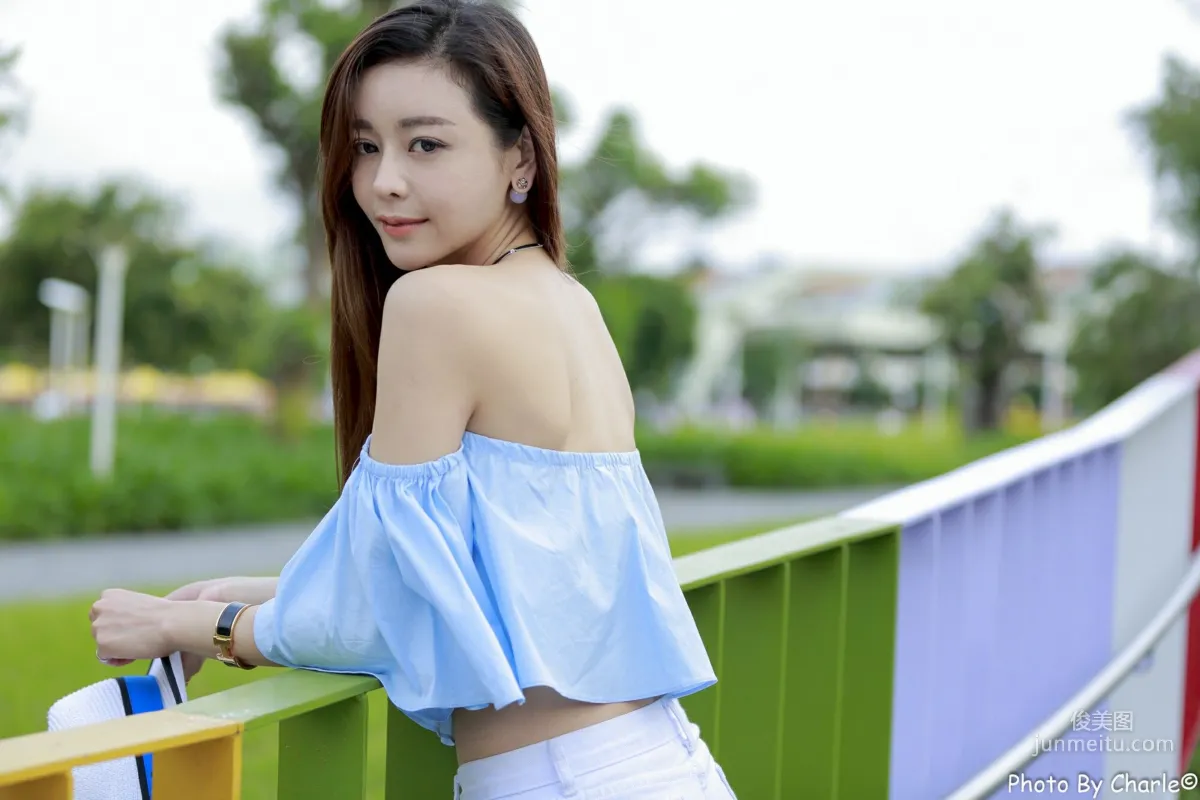 [Taiwan Beauties] Han Yu, Yuanshan Flower Expo Outdoor Shoot Photo Set photo 16
