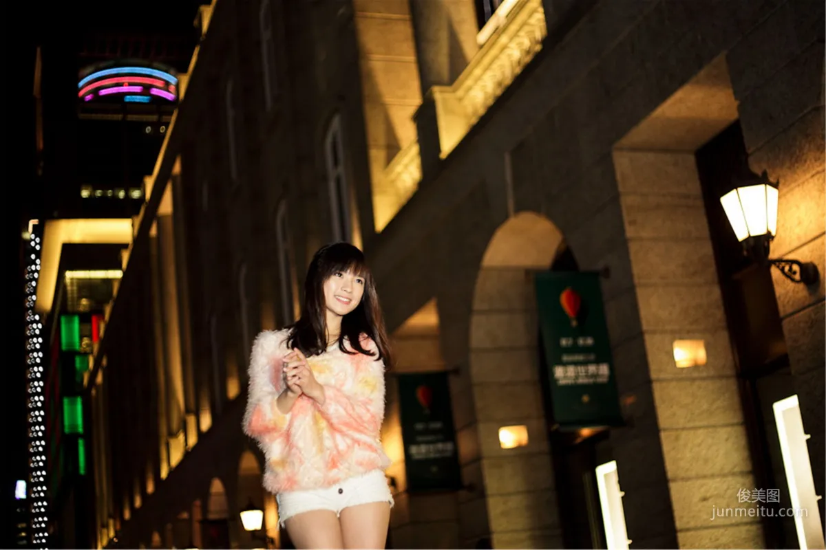 [Taiwan Beauties] Yu Chengjing (Xiao Jing) Xinyi Shopping District Christmas Night Shoot Photo Set photo 7