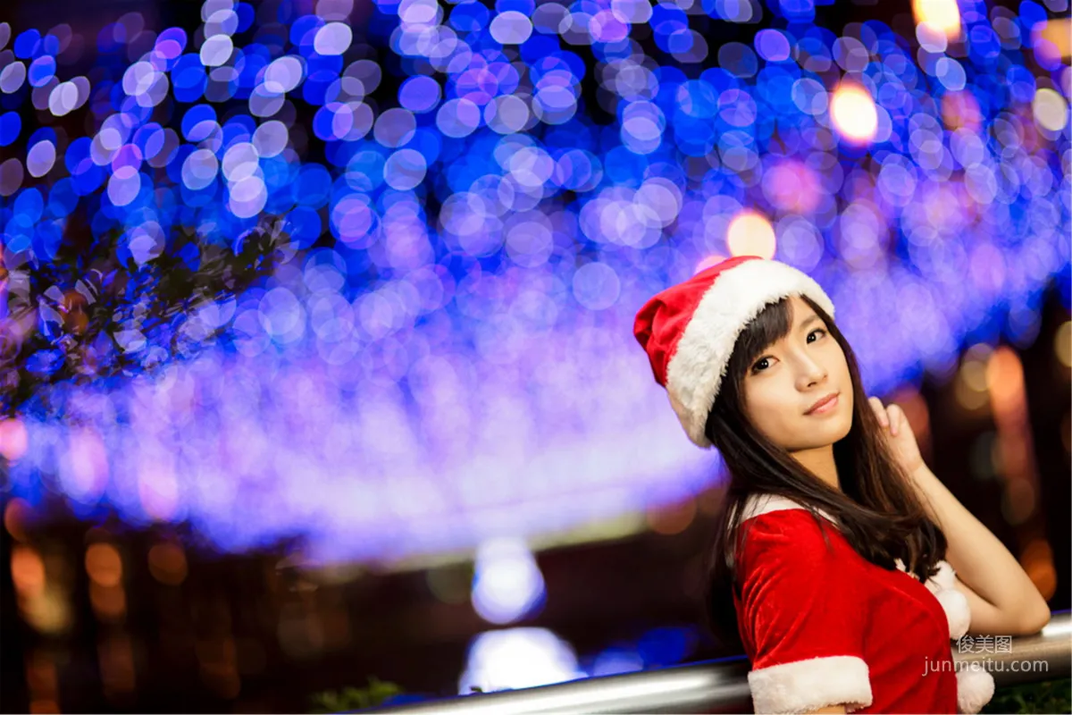 [Taiwan Beauties] Yu Chengjing (Xiao Jing) Xinyi Shopping District Christmas Night Shoot Photo Set photo 15