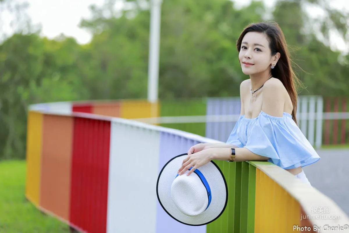 [Taiwan Beauties] Han Yu, Yuanshan Flower Expo Outdoor Shoot Photo Set photo 13