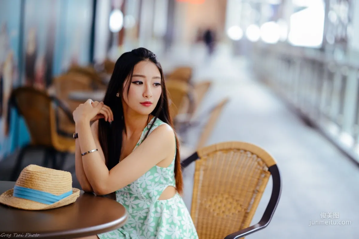[Taiwan Beauties] Joan Xiaokui, Fresh Leg Model Style and Xinyi Street Snap Photo Set photo 33