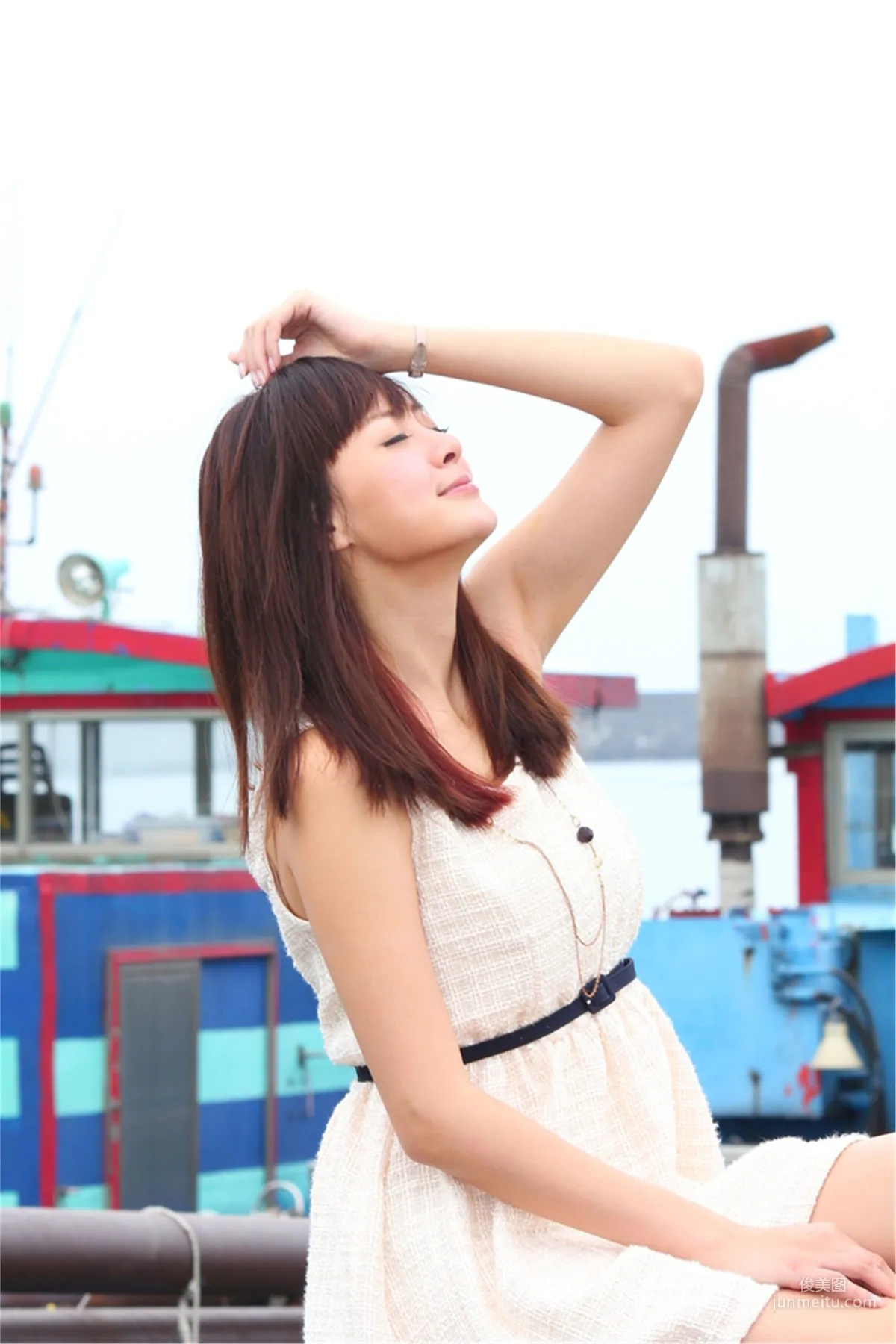 [Taiwan Goddess] Xiao Meng "Wushi Harbor Outdoor Shoot" Photo Set photo 21