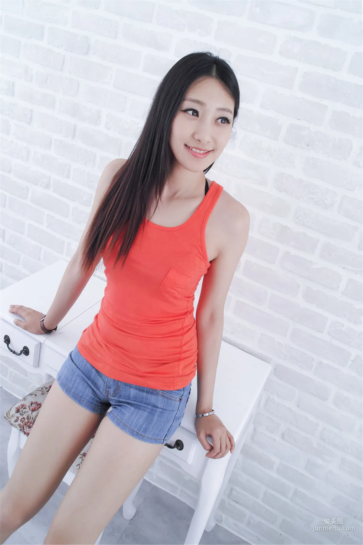 [Taiwan Beauties] Joan Xiaokui, Fresh Leg Model Style and Xinyi Street Snap Photo Set photo 17