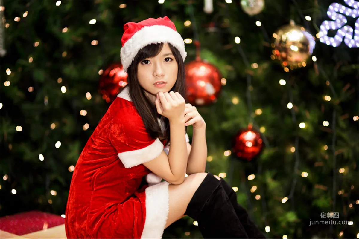 [Taiwan Beauties] Yu Chengjing (Xiao Jing) Xinyi Shopping District Christmas Night Shoot Photo Set photo 11