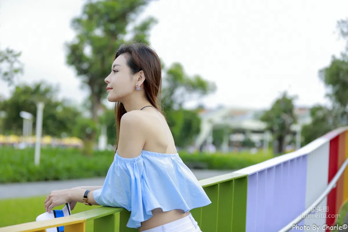 [Taiwan Beauties] Han Yu, Yuanshan Flower Expo Outdoor Shoot Photo Set photo 18