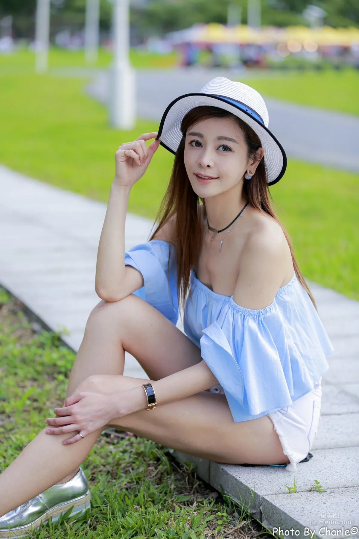 [Taiwan Beauties] Han Yu, Yuanshan Flower Expo Outdoor Shoot Photo Set photo 31