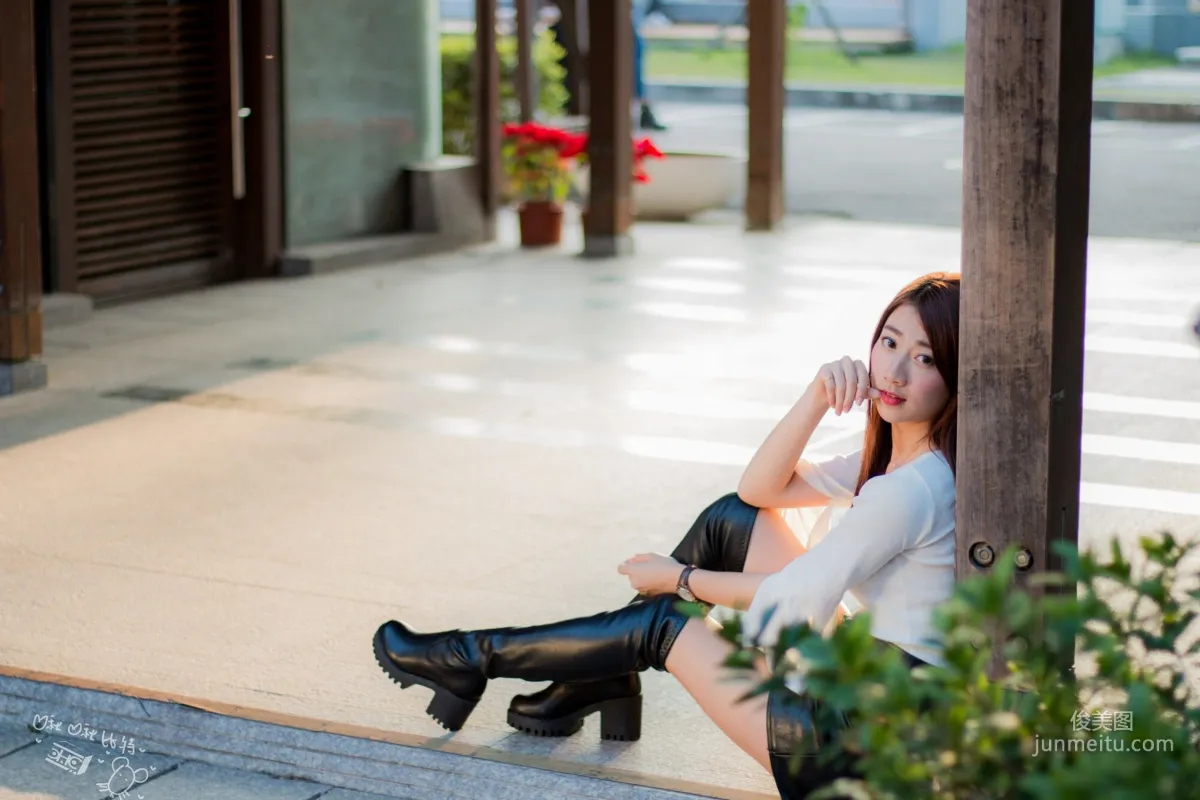 [Taiwan Beauties] Jiating Zhang Sweet Outdoor Shoot Short Skirt Series at Guangfu New Village Photo Set photo 28