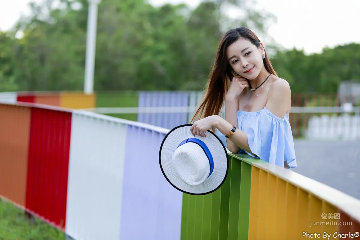 [Taiwan Beauties] Han Yu, Yuanshan Flower Expo Outdoor Shoot Photo Set photo 6