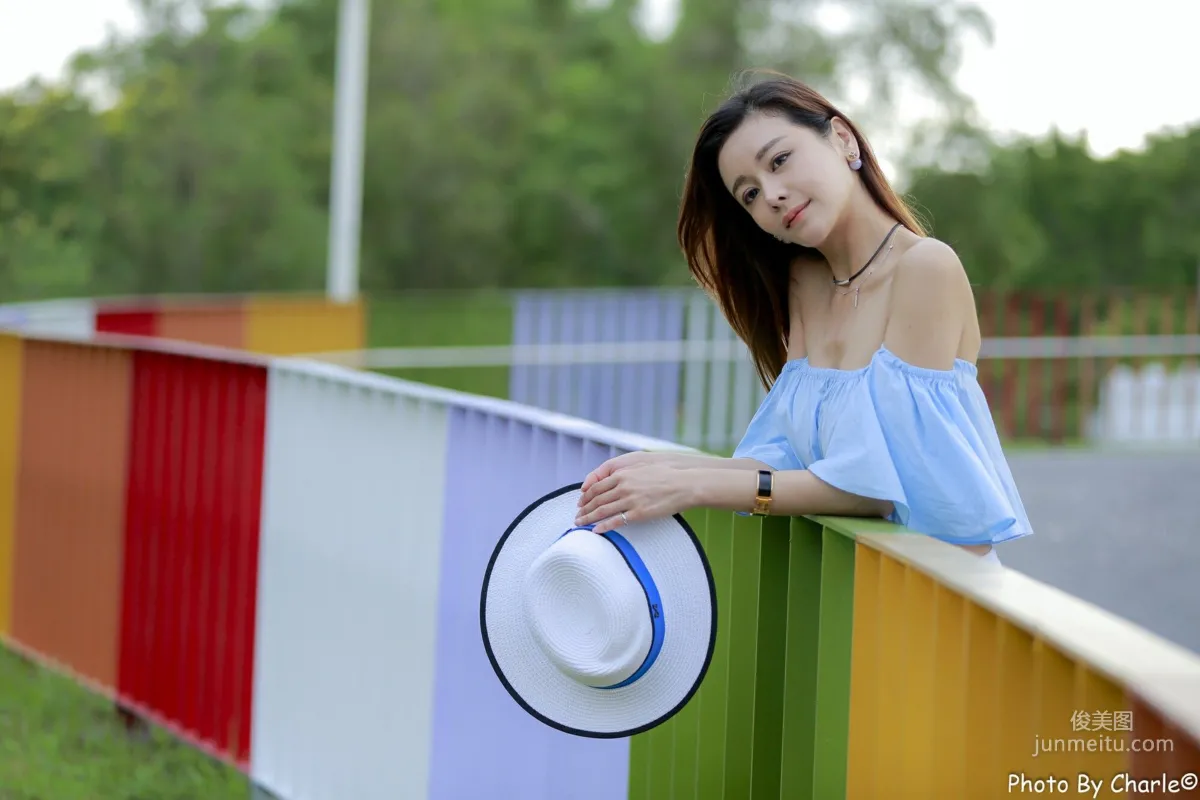 [Taiwan Beauties] Han Yu, Yuanshan Flower Expo Outdoor Shoot Photo Set photo 9