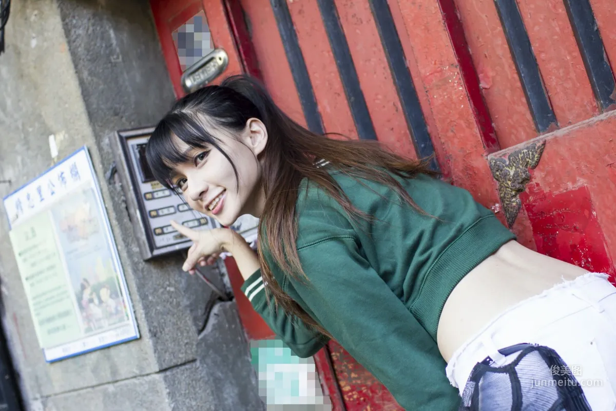 [Taiwan Beauties] Cai Yixin, Chiang Kai-shek Memorial Hall + Fujin Street Fashion Outdoor Shoot Photo Set photo 28