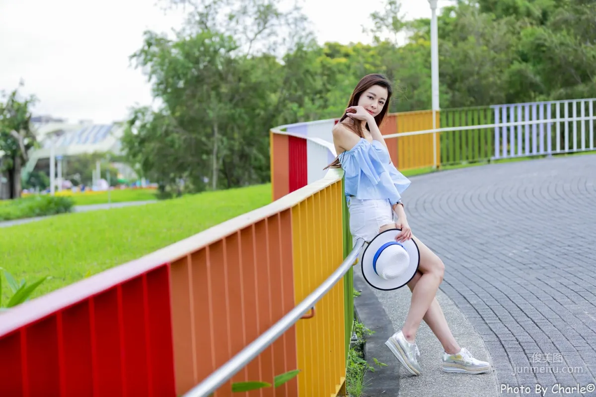 [Taiwan Beauties] Han Yu, Yuanshan Flower Expo Outdoor Shoot Photo Set photo 3