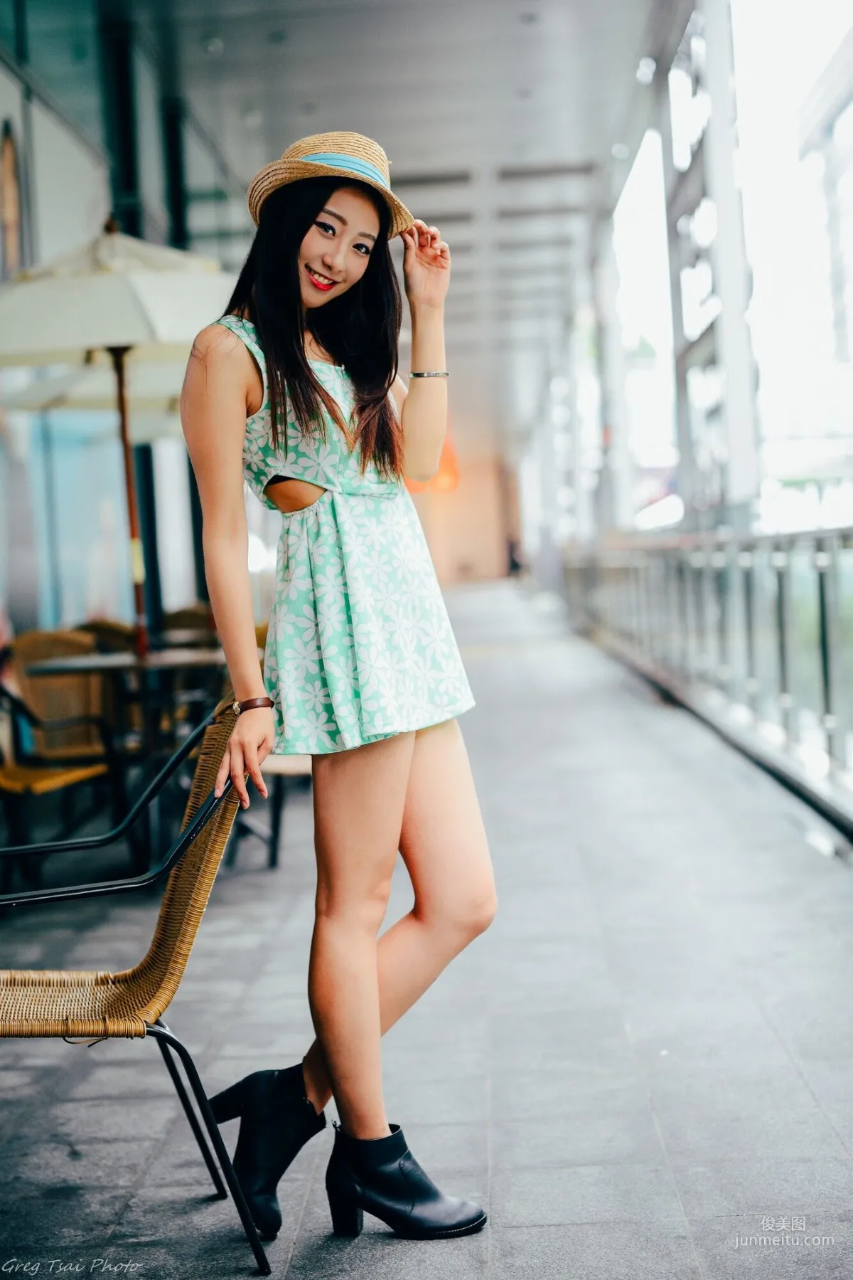 [Taiwan Beauties] Joan Xiaokui, Fresh Leg Model Style and Xinyi Street Snap Photo Set photo 36