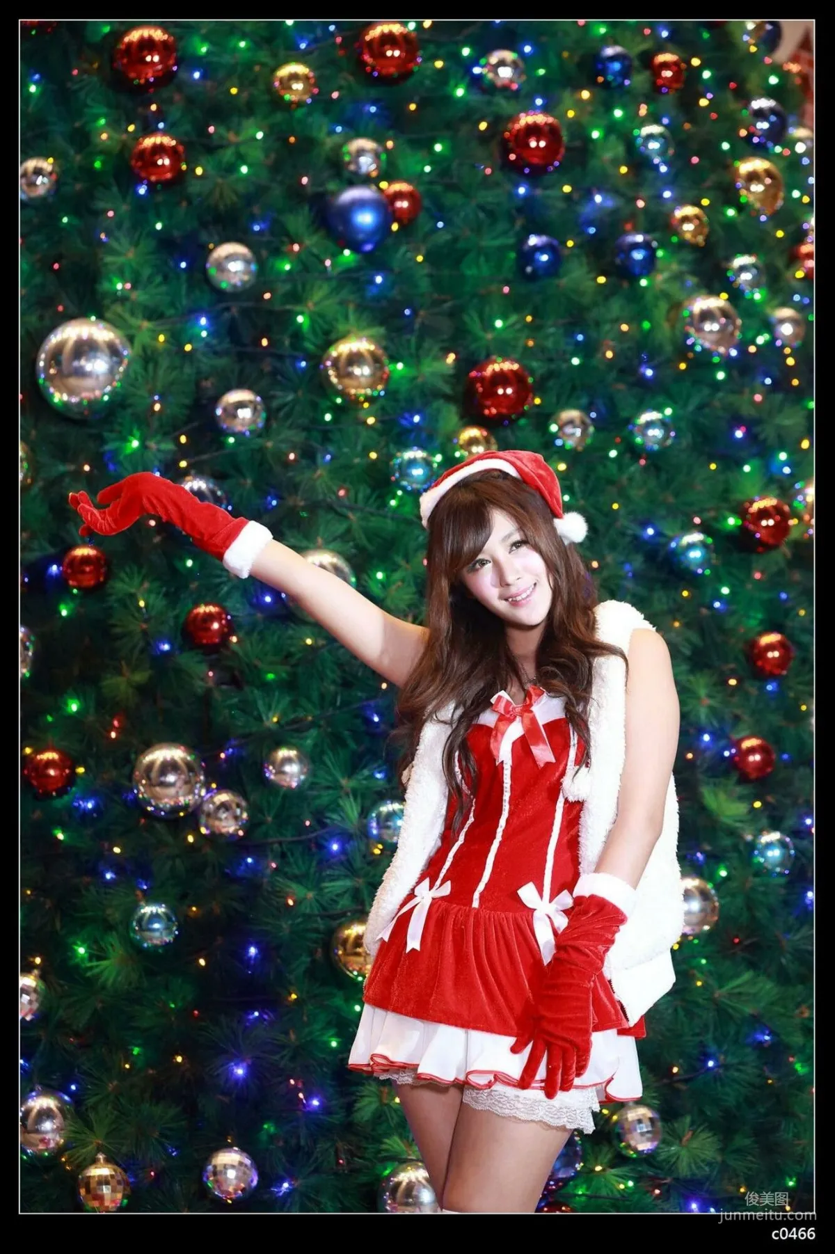 [Taiwan Young Model] Miso Xia Qing - Christmas Night Shoot Photo Set photo 9
