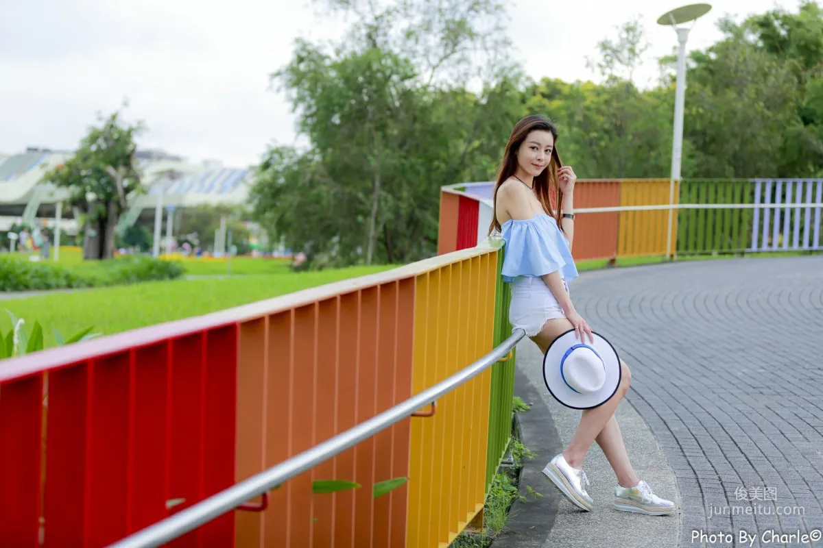 [Taiwan Beauties] Han Yu, Yuanshan Flower Expo Outdoor Shoot Photo Set photo 2