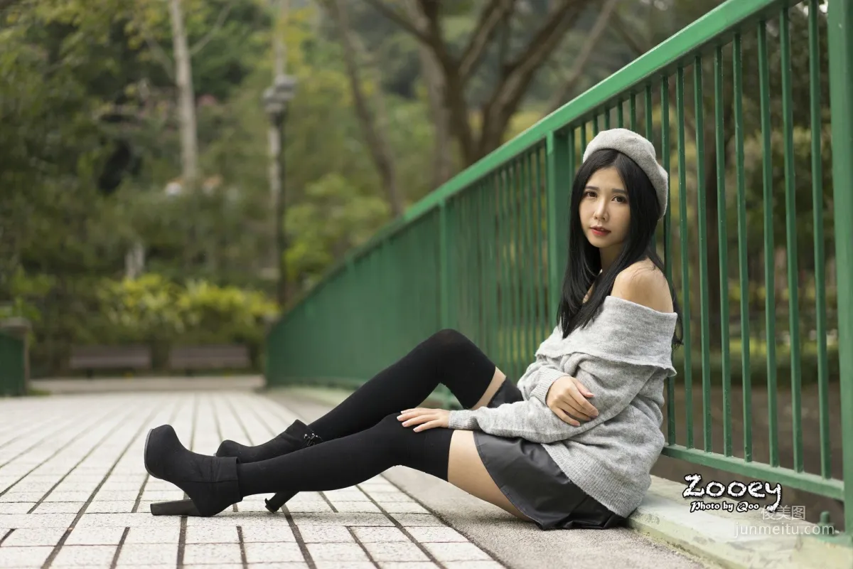 [Taiwan Beauties] Zooey, Outdoor Shoot Fresh and Pure 3 Outfits, Photo Set photo 47