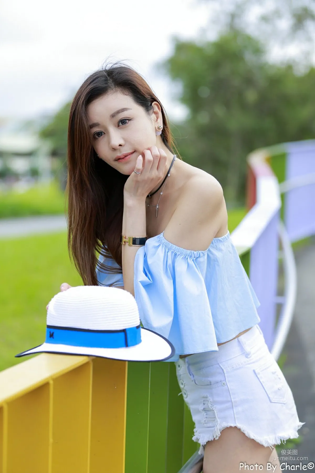[Taiwan Beauties] Han Yu, Yuanshan Flower Expo Outdoor Shoot Photo Set photo 22