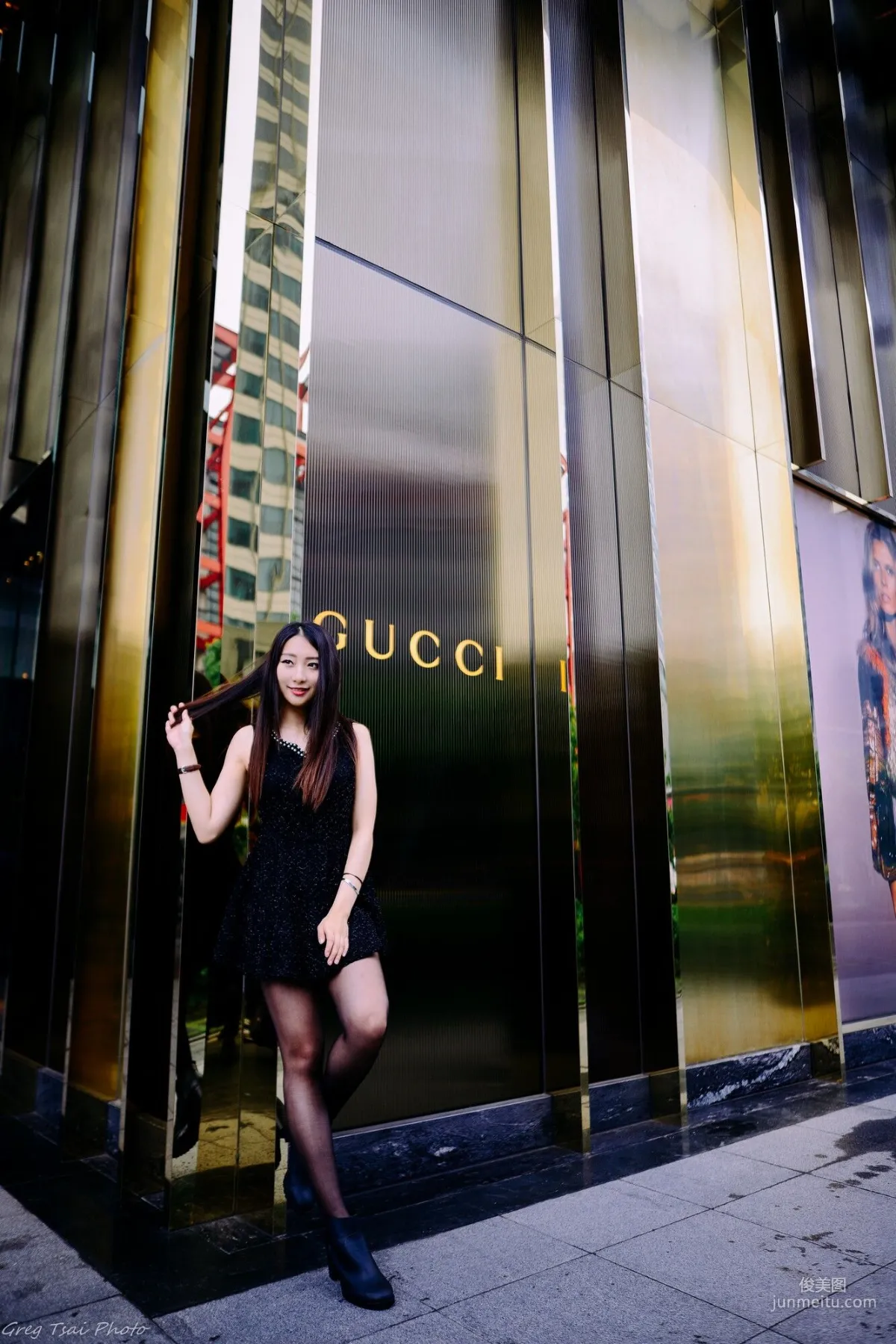 [Taiwan Beauties] Joan Xiaokui, Fresh Leg Model Style and Xinyi Street Snap Photo Set photo 23