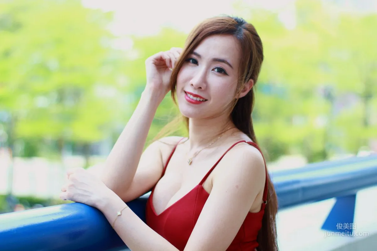 [Taiwan Beauties] Dora Zeng Yanxi, Kaohsiung Arena: Red Halter Bodycon Dress Photo Set photo 72