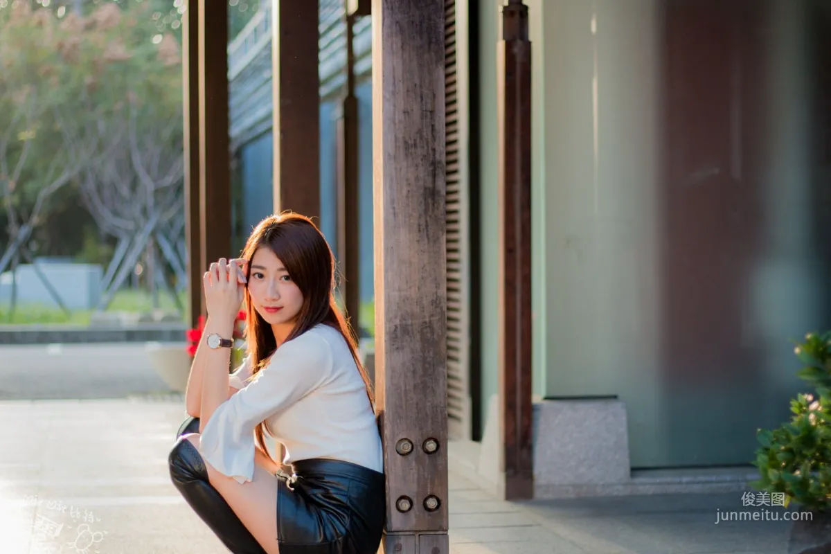 [Taiwan Beauties] Jiating Zhang Sweet Outdoor Shoot Short Skirt Series at Guangfu New Village Photo Set photo 41