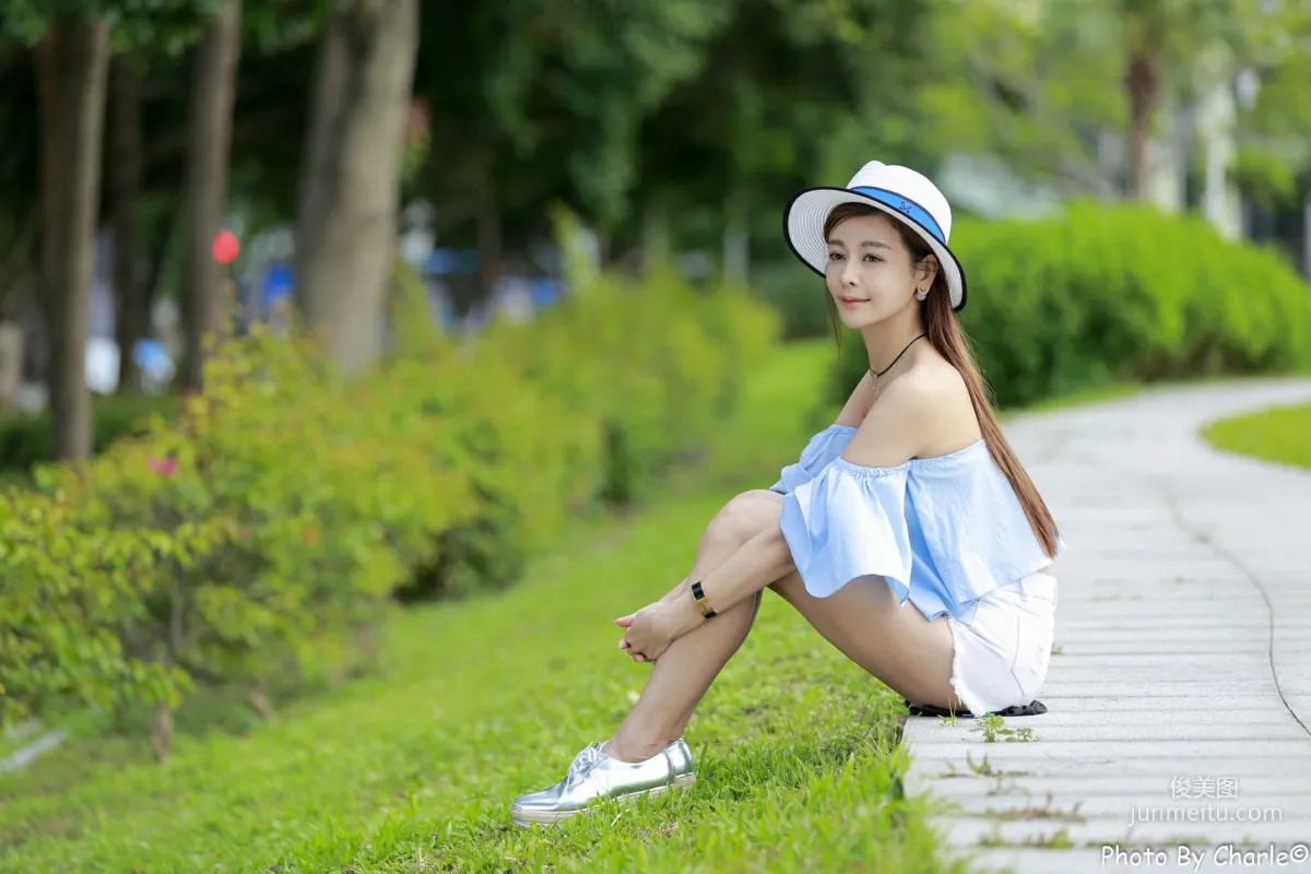 [Taiwan Beauties] Han Yu, Yuanshan Flower Expo Outdoor Shoot Photo Set photo 24