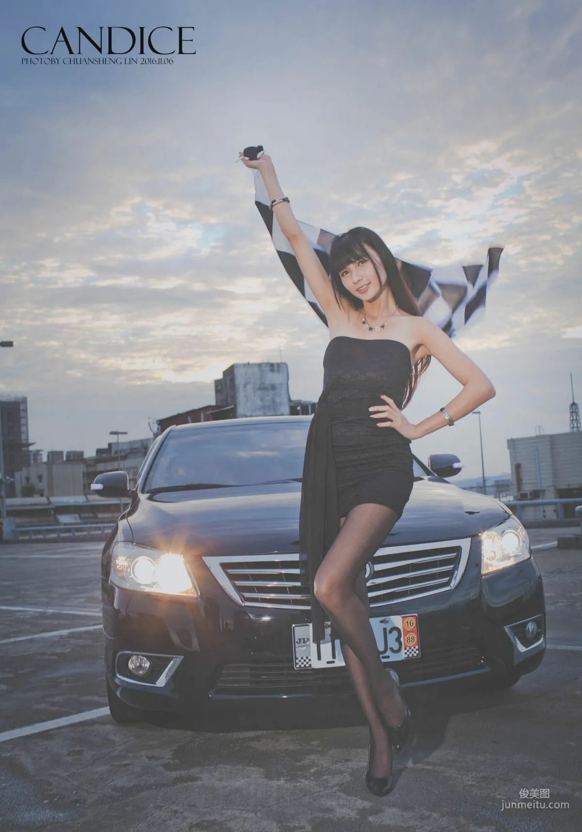 [台灣嫩模] 蔡譯心Candice《車外拍》 寫真集 72
