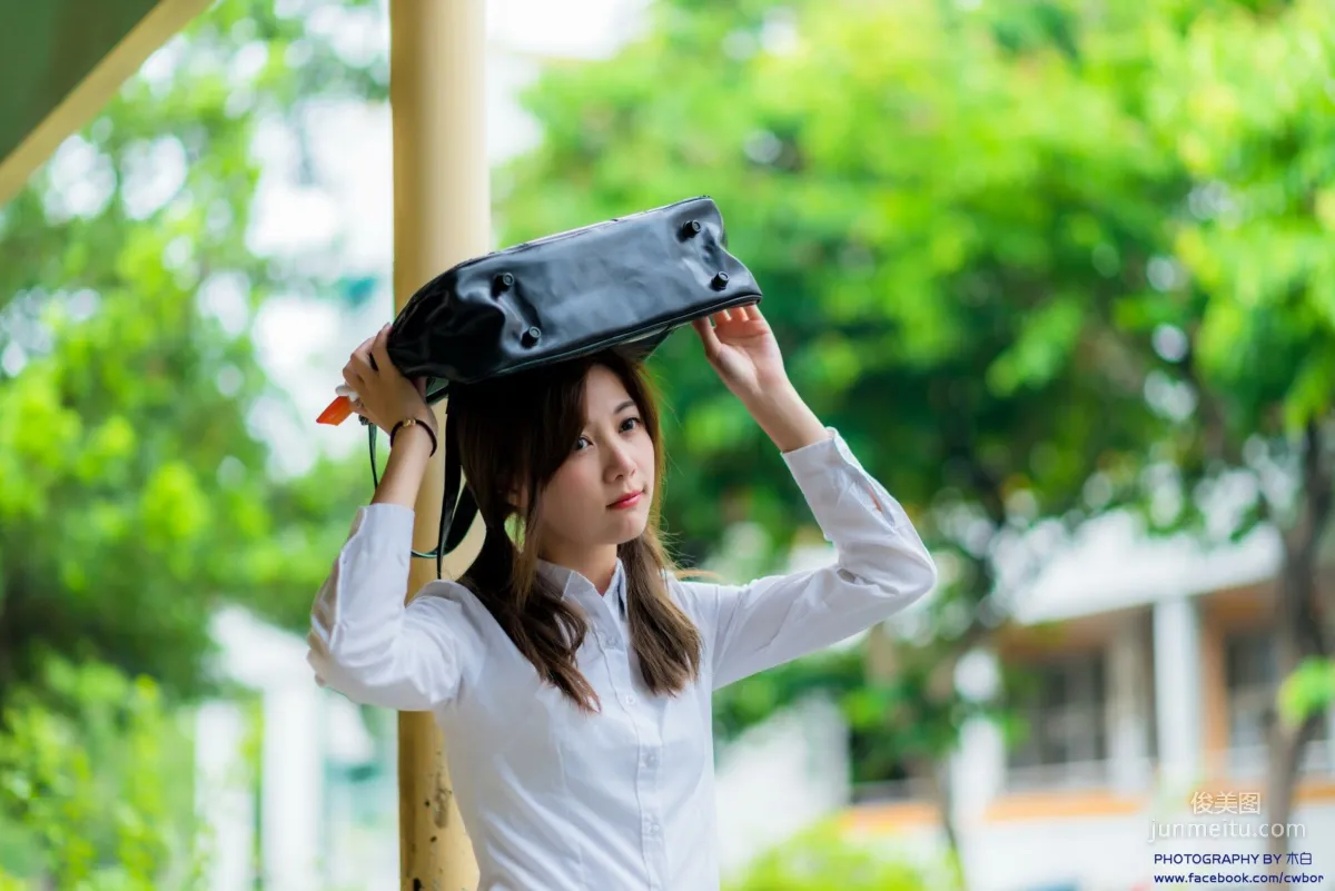 [Taiwan Beauties] Dash Xu, Afternoon Session at Youchang Elementary School Fashion Outdoor Shoot Photo Set photo 9