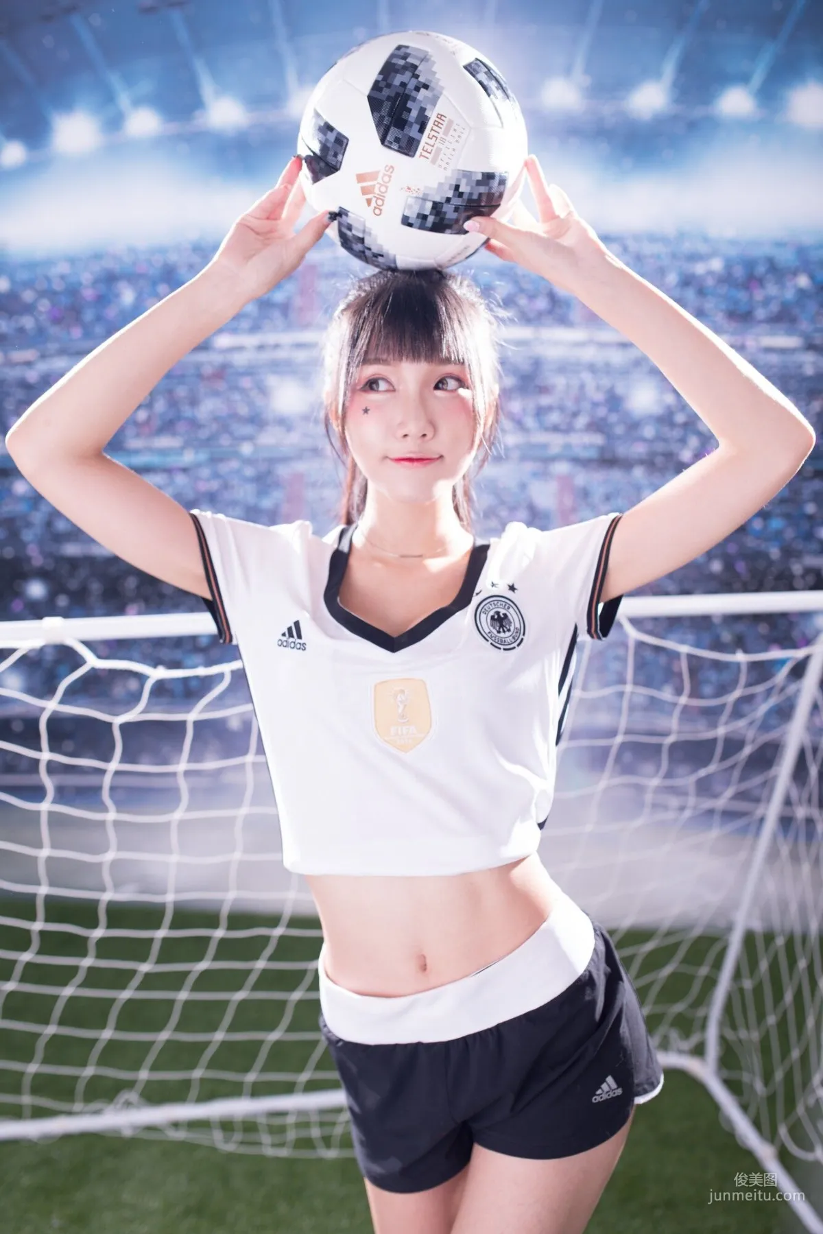 [Taiwan Beauties] Qiao Qiaoer Sylvia, Piano Studio Football Baby Photo Set photo 2