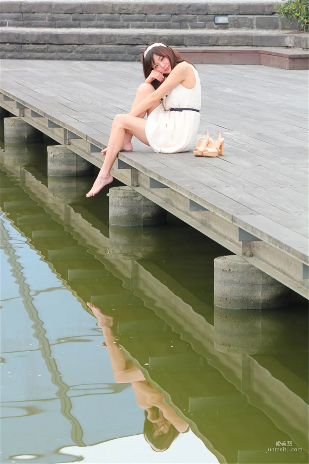 [Taiwan Goddess] Xiao Meng "Wushi Harbor Outdoor Shoot" Photo Set photo 15