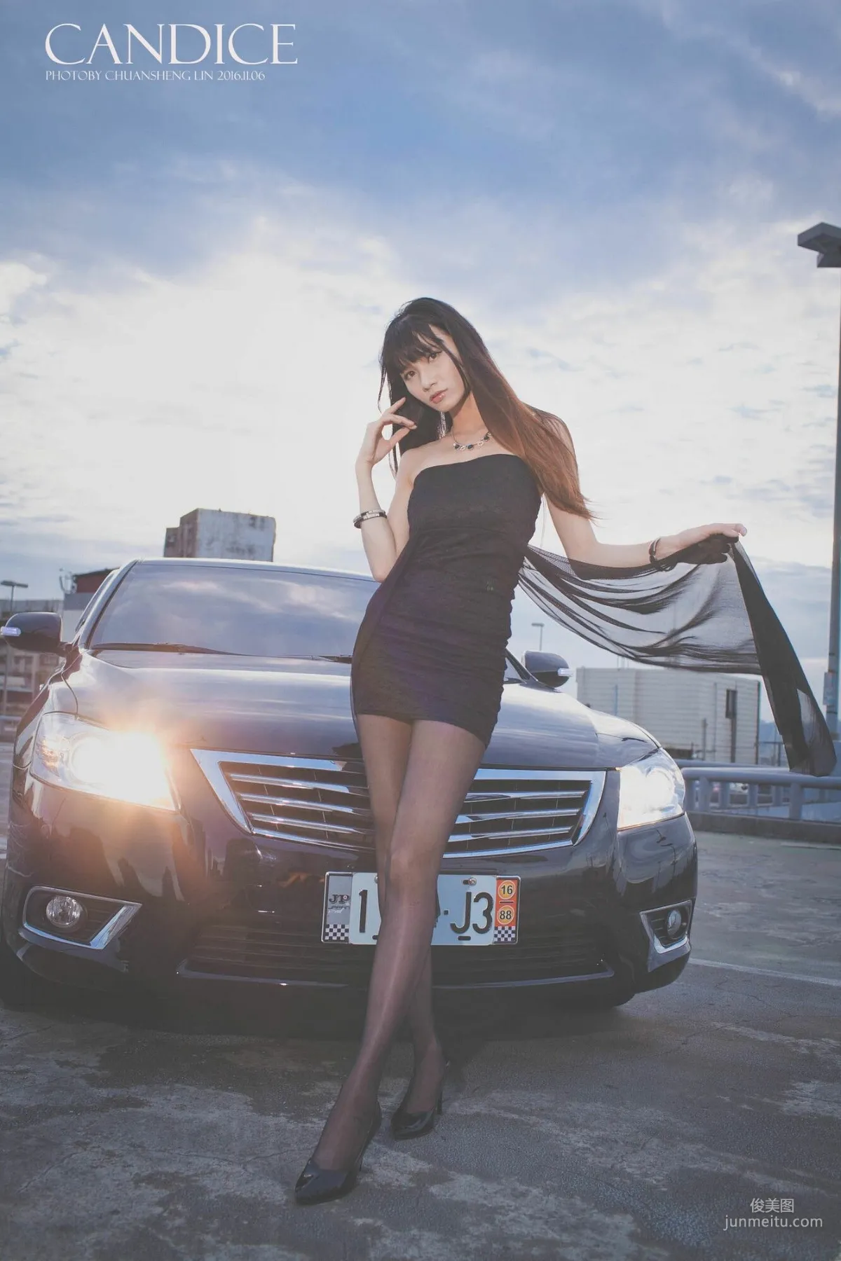 [台灣嫩模] 蔡譯心Candice《車外拍》 寫真集 69