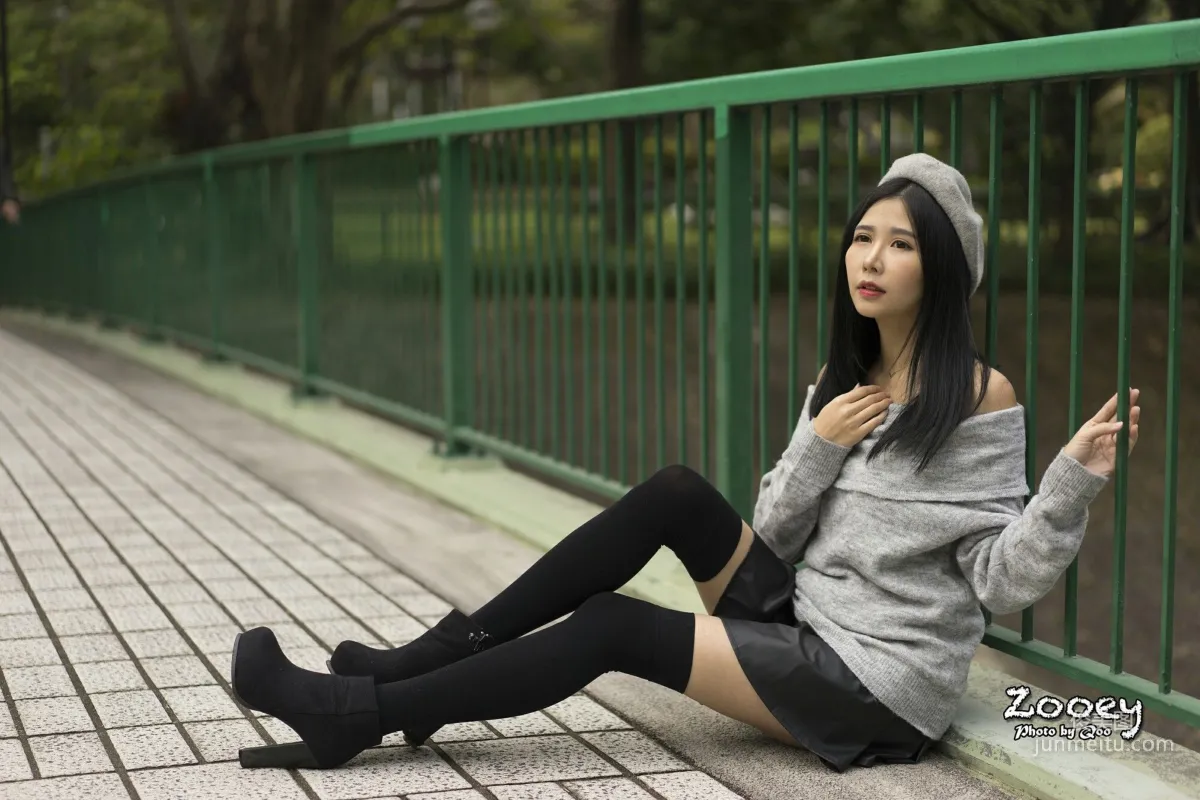 [Taiwan Beauties] Zooey, Outdoor Shoot Fresh and Pure 3 Outfits, Photo Set photo 48
