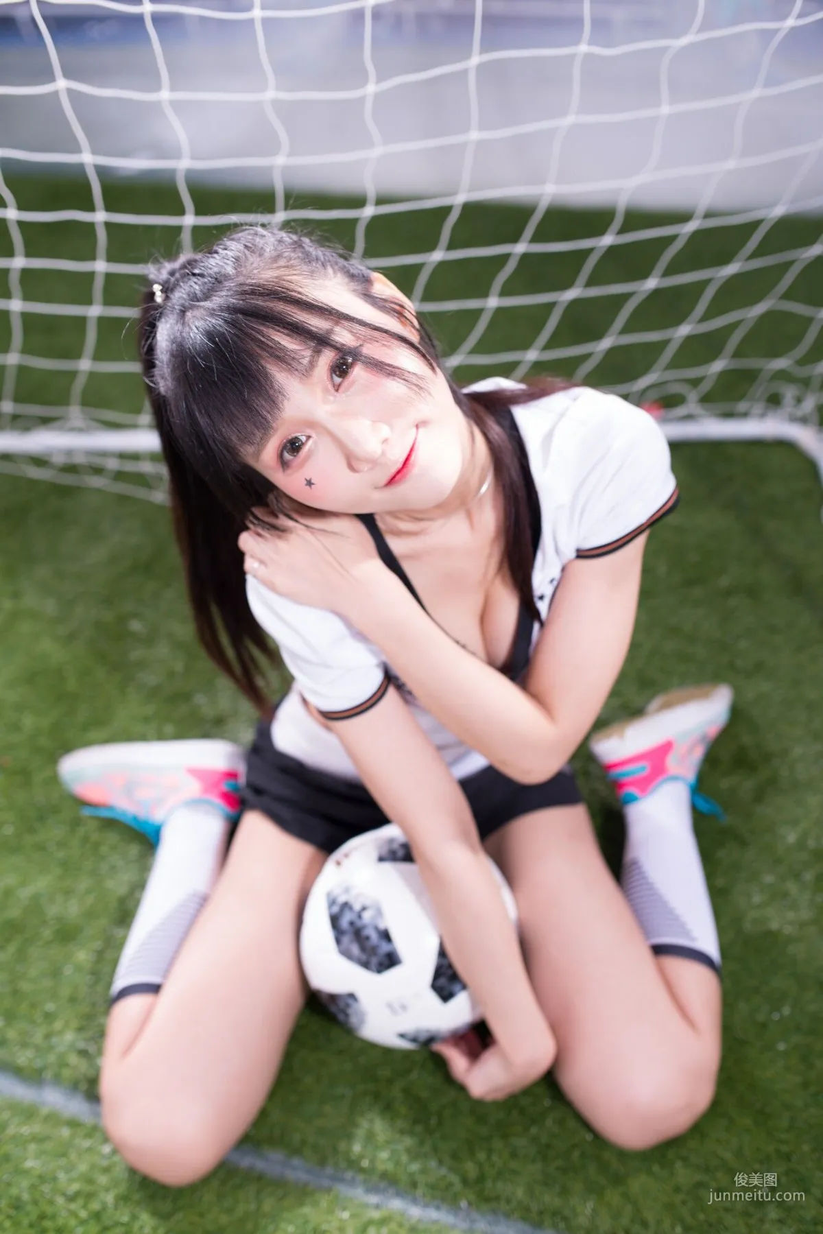 [Taiwan Beauties] Qiao Qiaoer Sylvia, Piano Studio Football Baby Photo Set photo 15