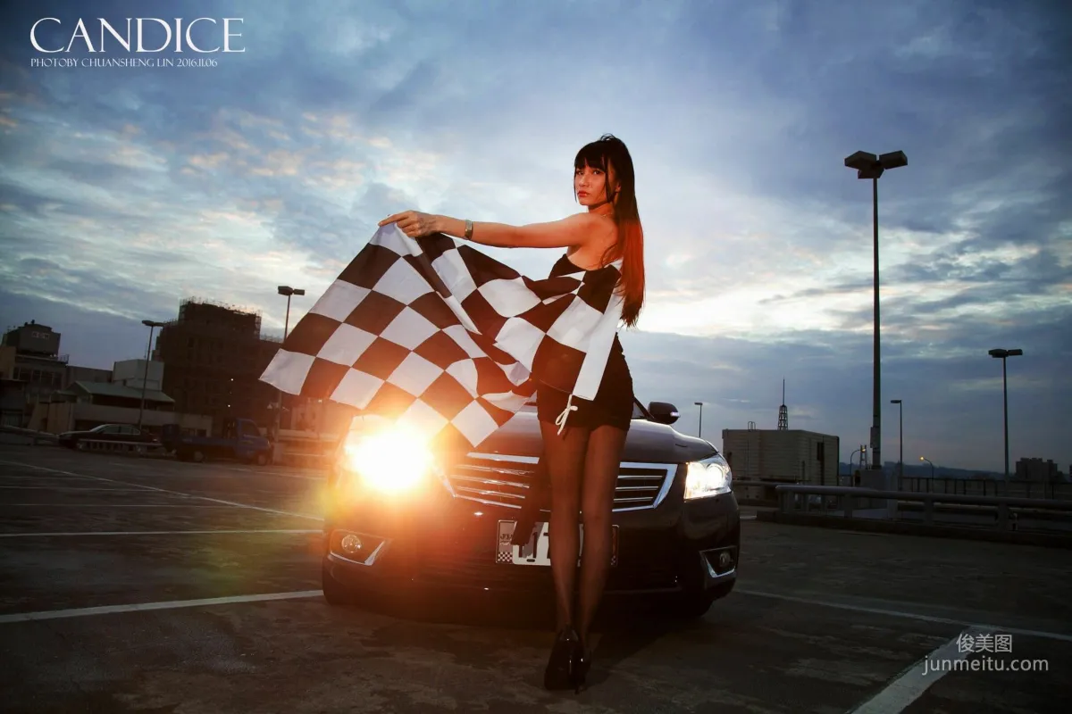 [台灣嫩模] 蔡譯心Candice《車外拍》 寫真集 76