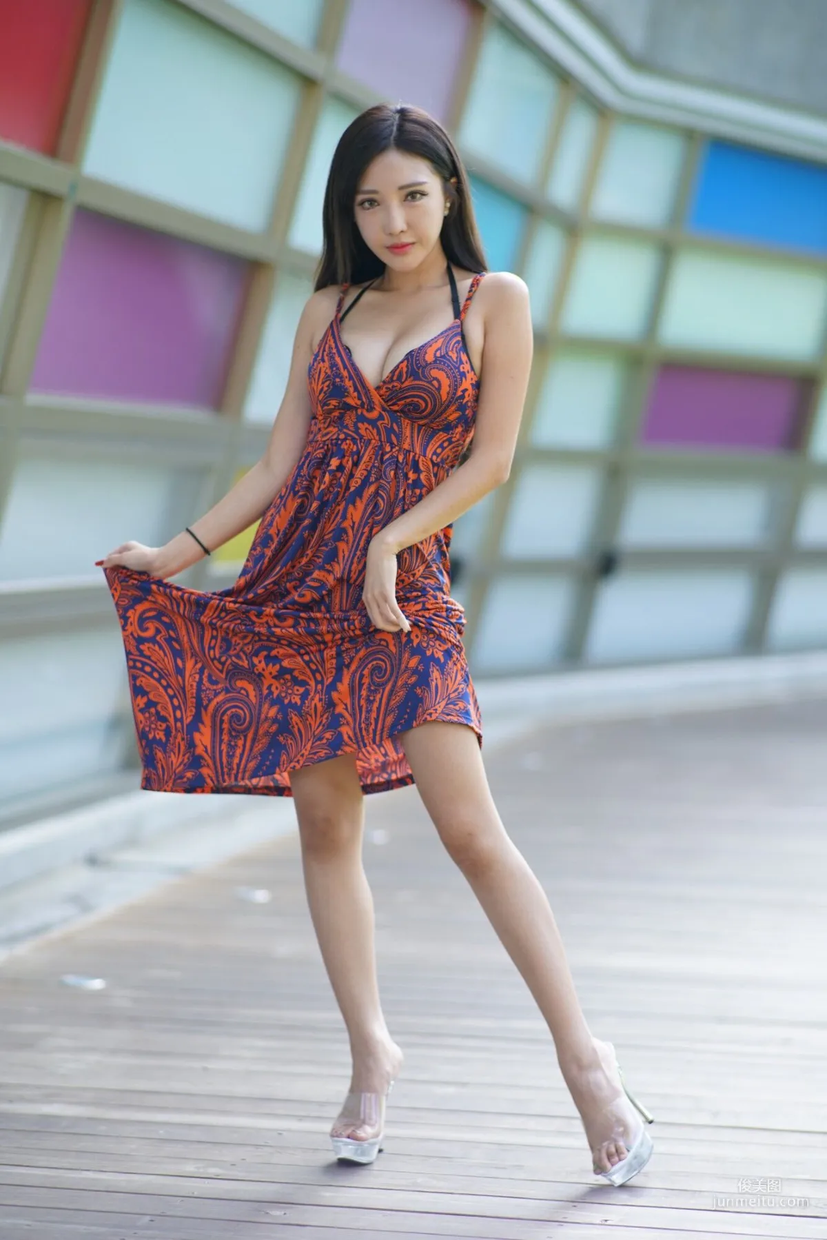 [Taiwan Beauties] Zhao Yun Syuan Taichung Art Museum Long Skirt Series Photo Set photo 27