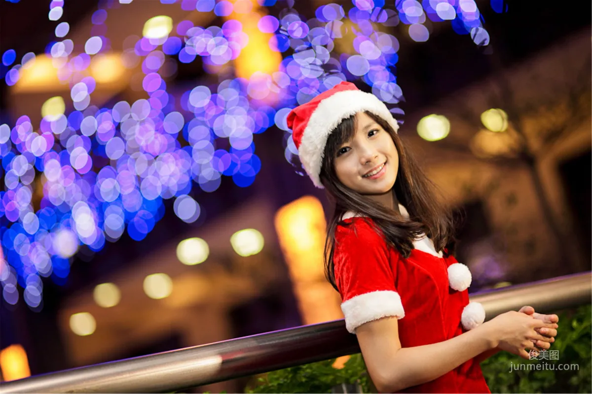 [Taiwan Beauties] Yu Chengjing (Xiao Jing) Xinyi Shopping District Christmas Night Shoot Photo Set photo 19
