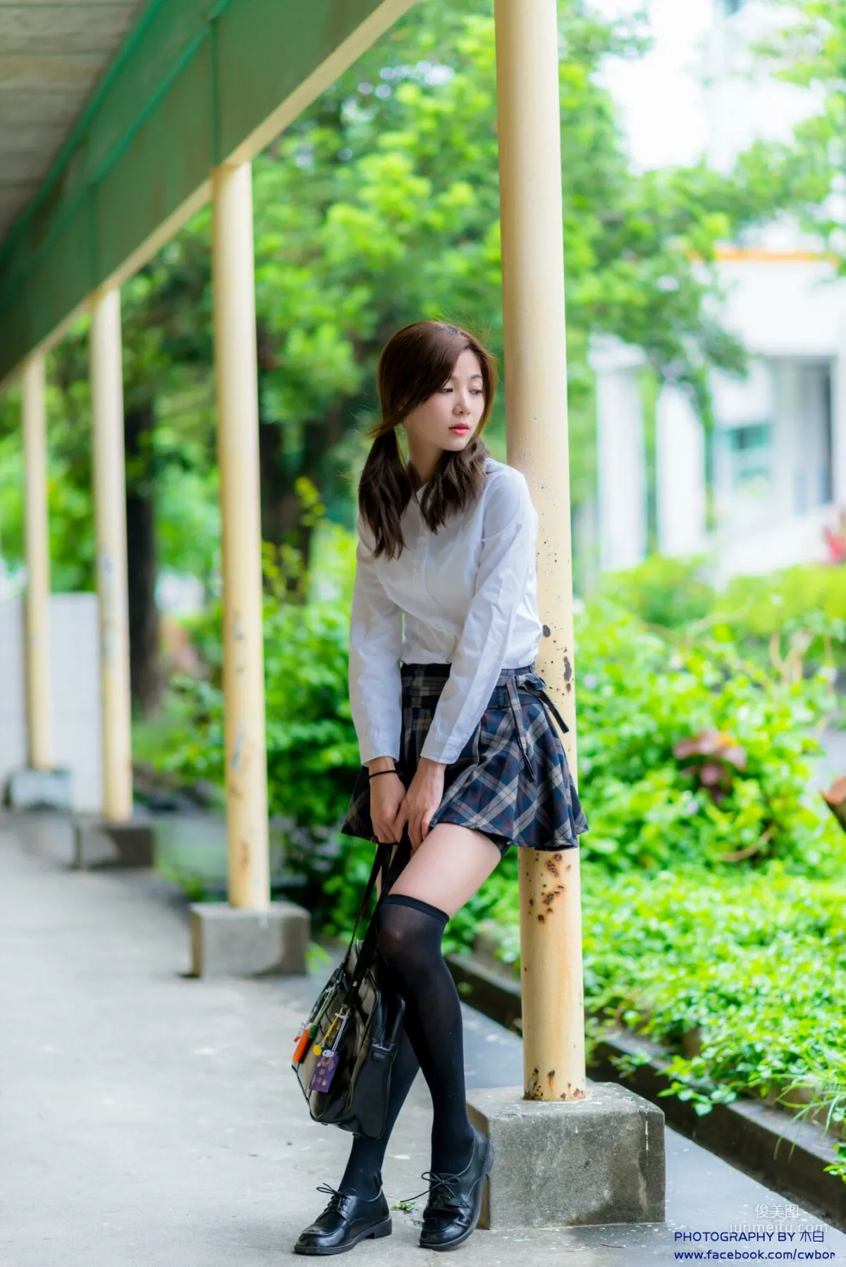 [Taiwan Beauties] Dash Xu, Afternoon Session at Youchang Elementary School Fashion Outdoor Shoot Photo Set photo 12