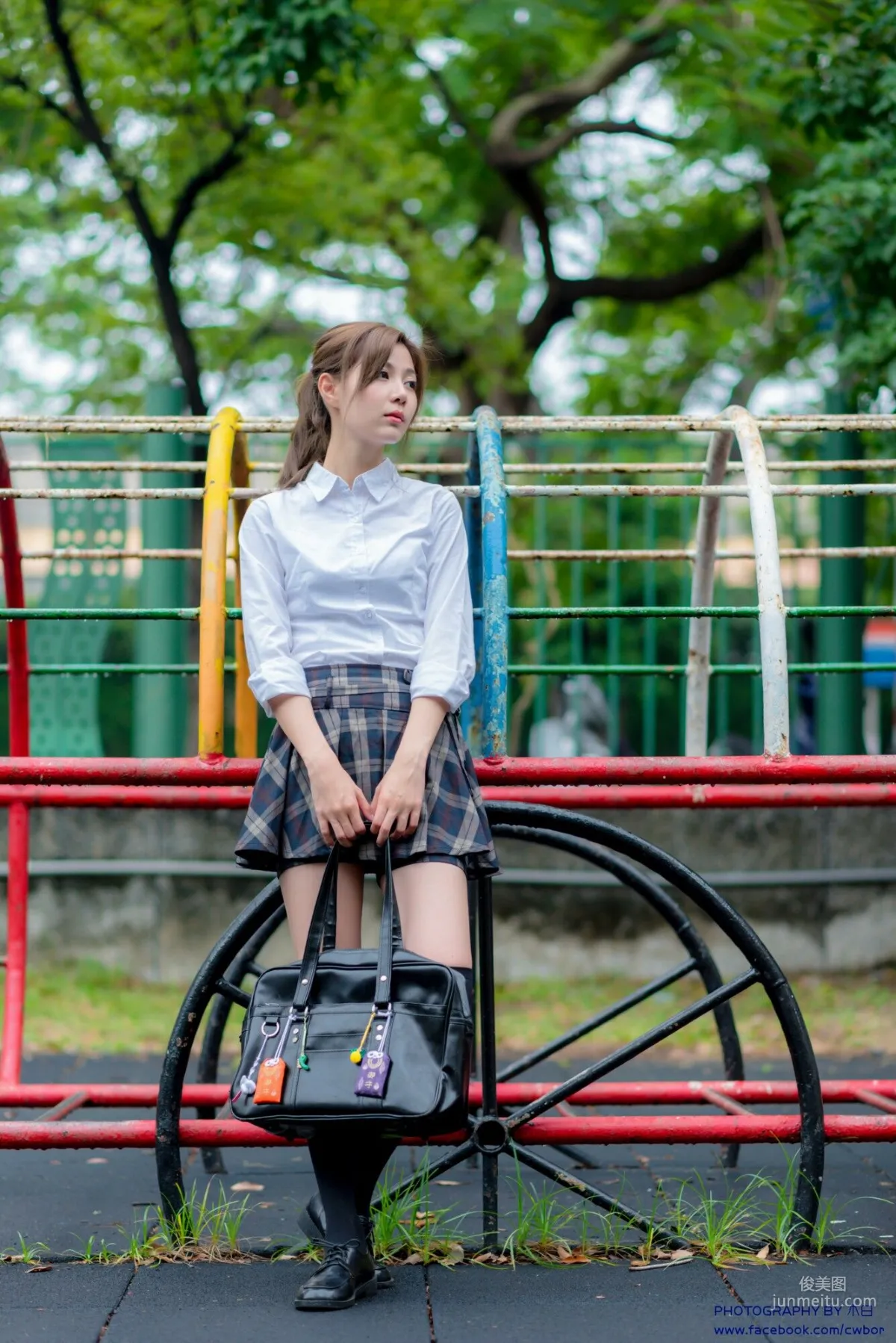 [Taiwan Beauties] Dash Xu, Afternoon Session at Youchang Elementary School Fashion Outdoor Shoot Photo Set photo 35