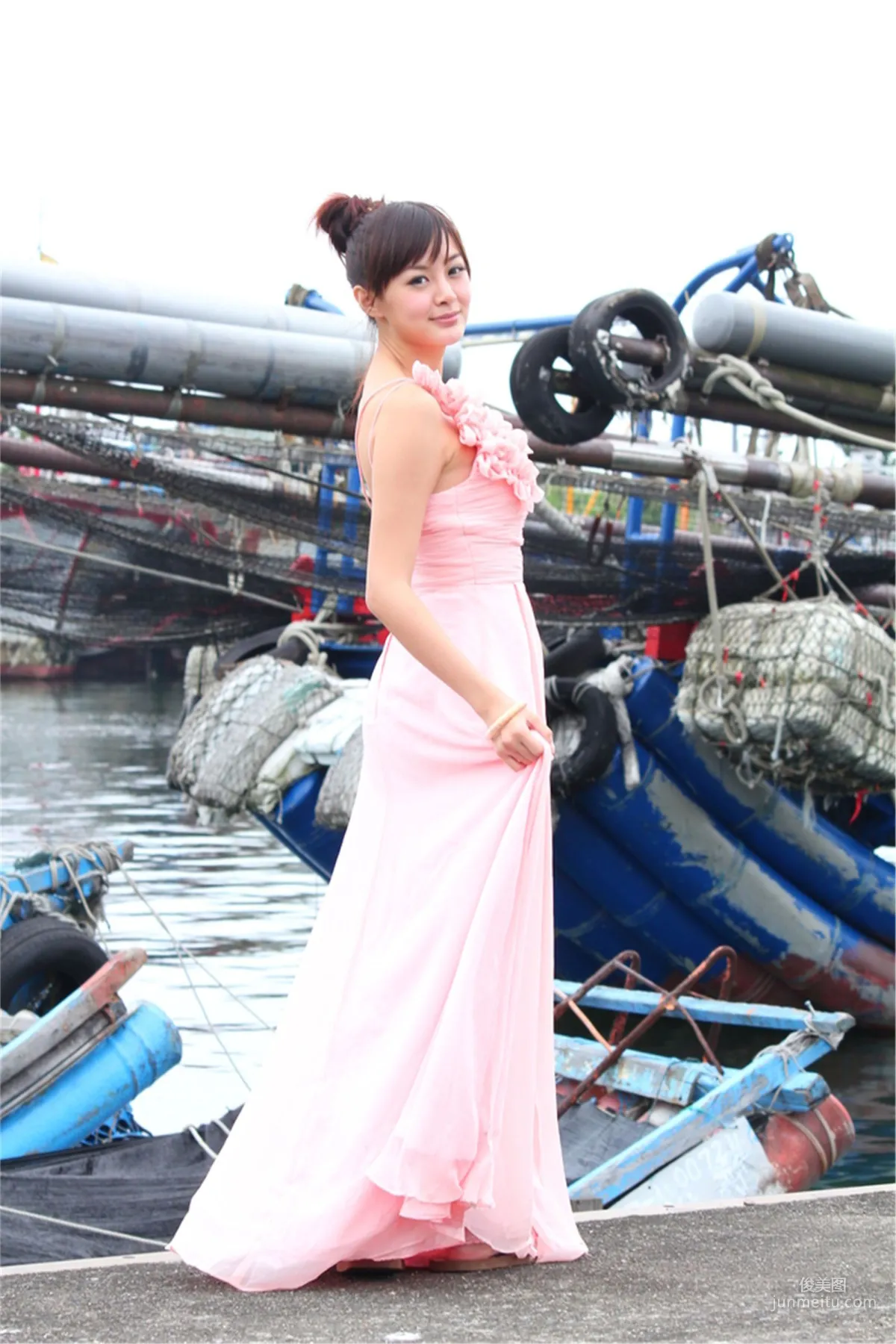 [Taiwan Goddess] Xiao Meng "Wushi Harbor Outdoor Shoot" Photo Set photo 63