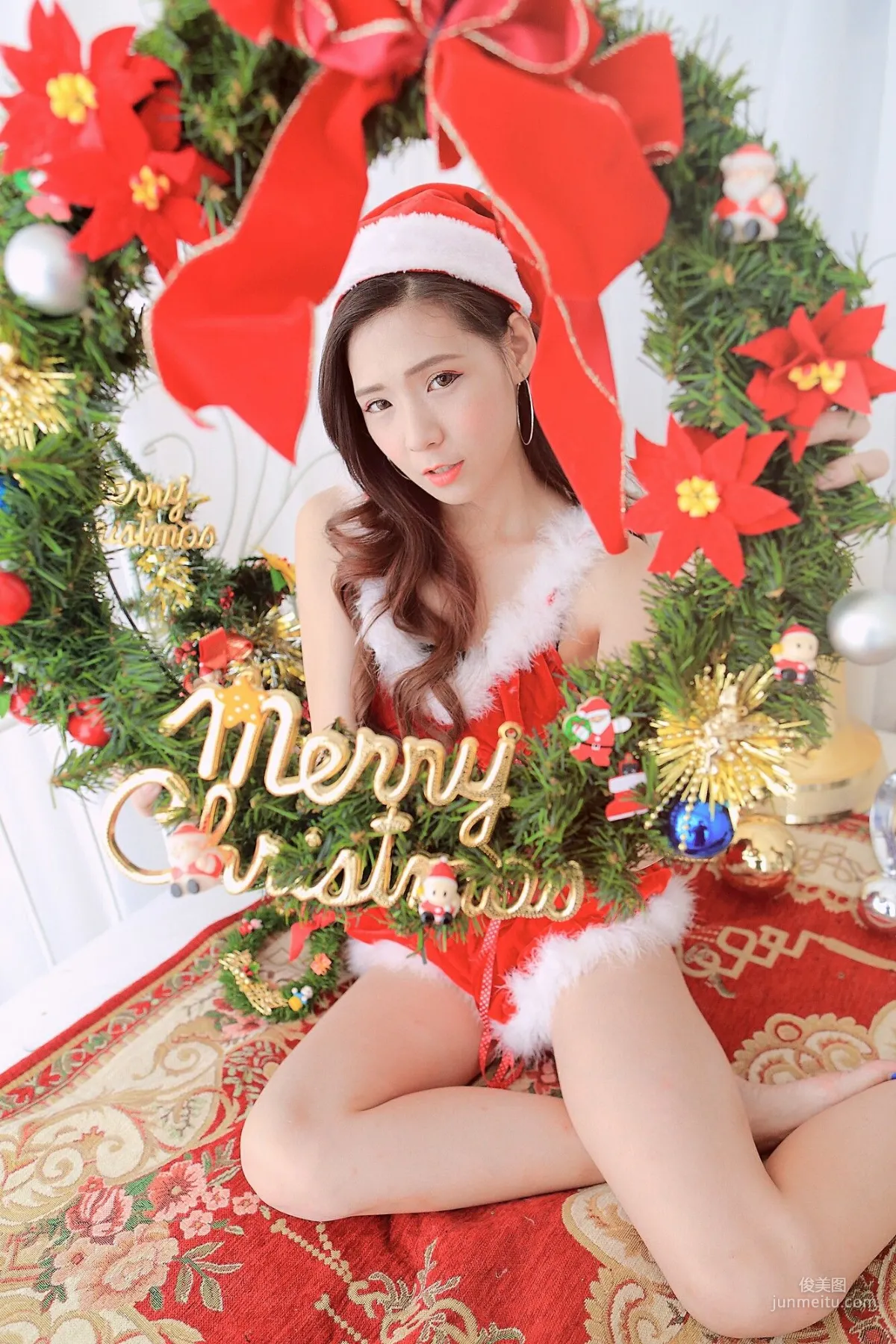 [Taiwan Beauties] Wuruo DUDU Christmas Studio Shoot Photo Set photo 14