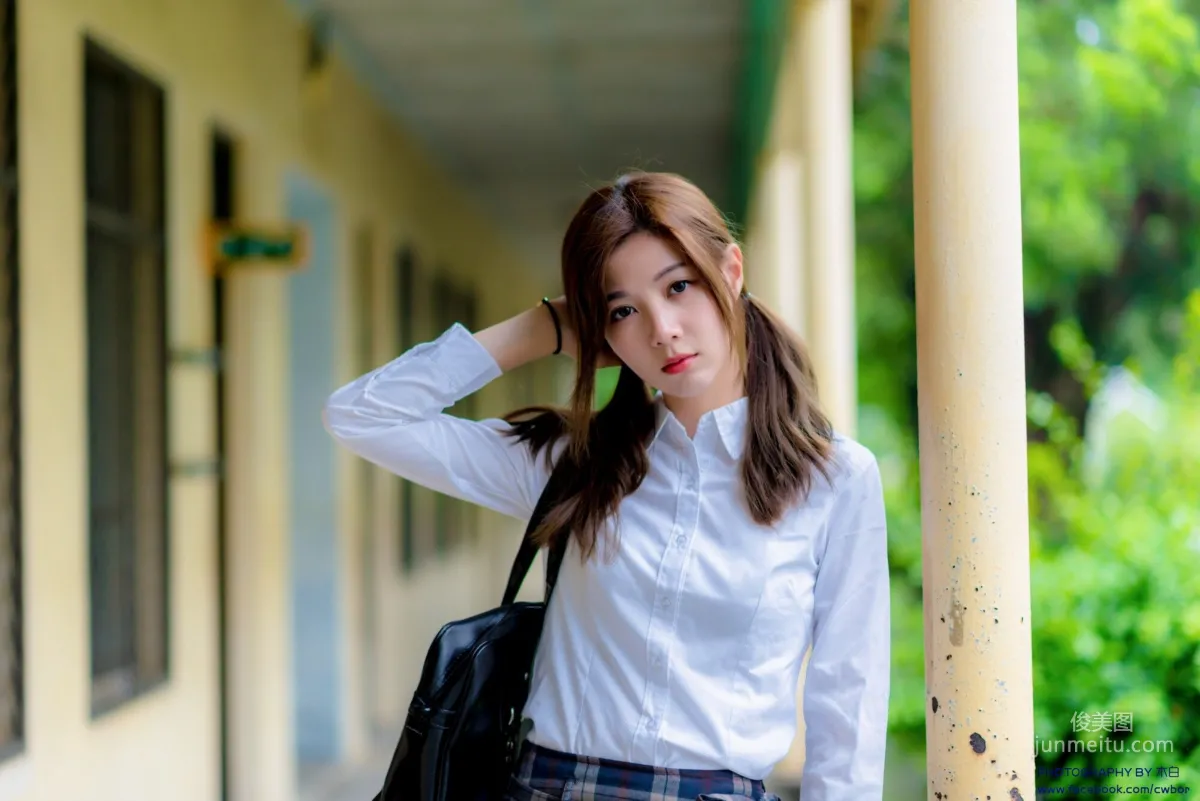 [Taiwan Beauties] Dash Xu, Afternoon Session at Youchang Elementary School Fashion Outdoor Shoot Photo Set photo 14